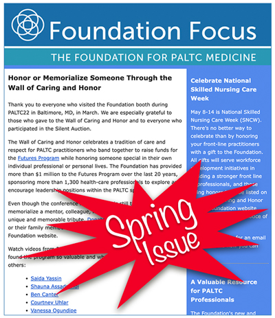 Foundation Focus Newsletter
